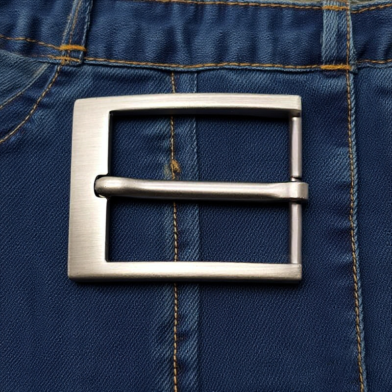 Belt Buckle Blank - 1Piece 40mm Metal Pin Belt Buckle