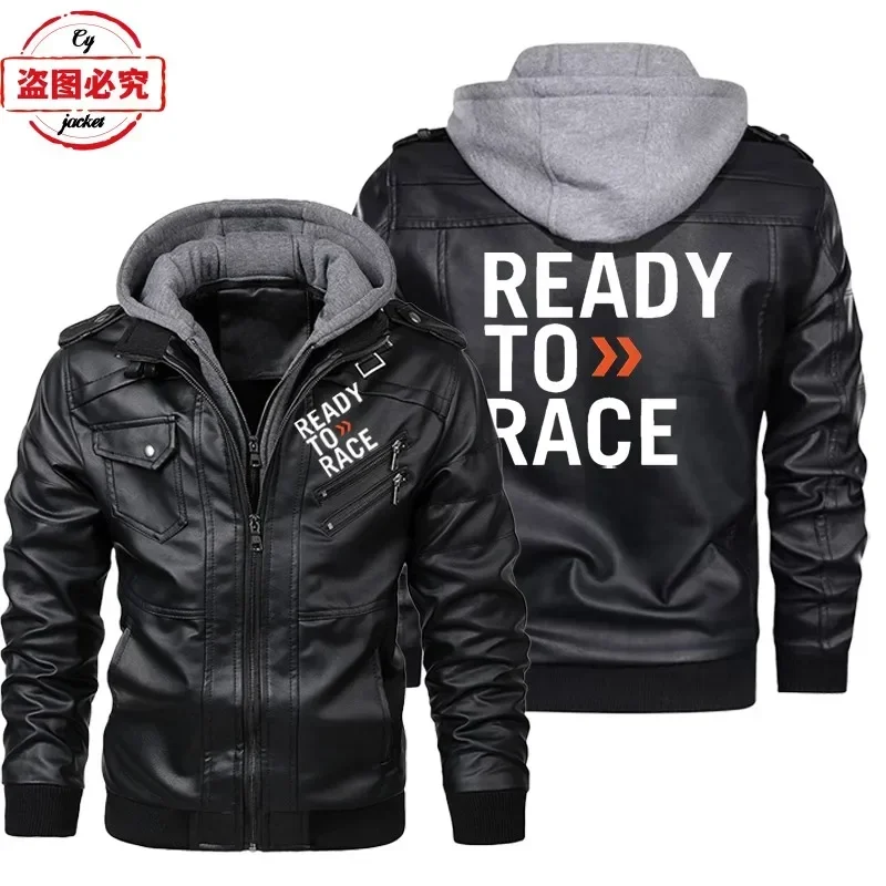 Leather Work Hat - Ready To Race Logo Printed Off-road