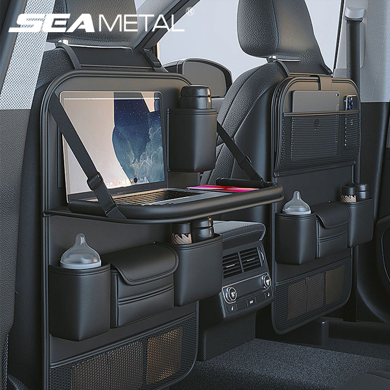Leatherwork Desk - SEAMETAL Car Seat Back Organizer Auto