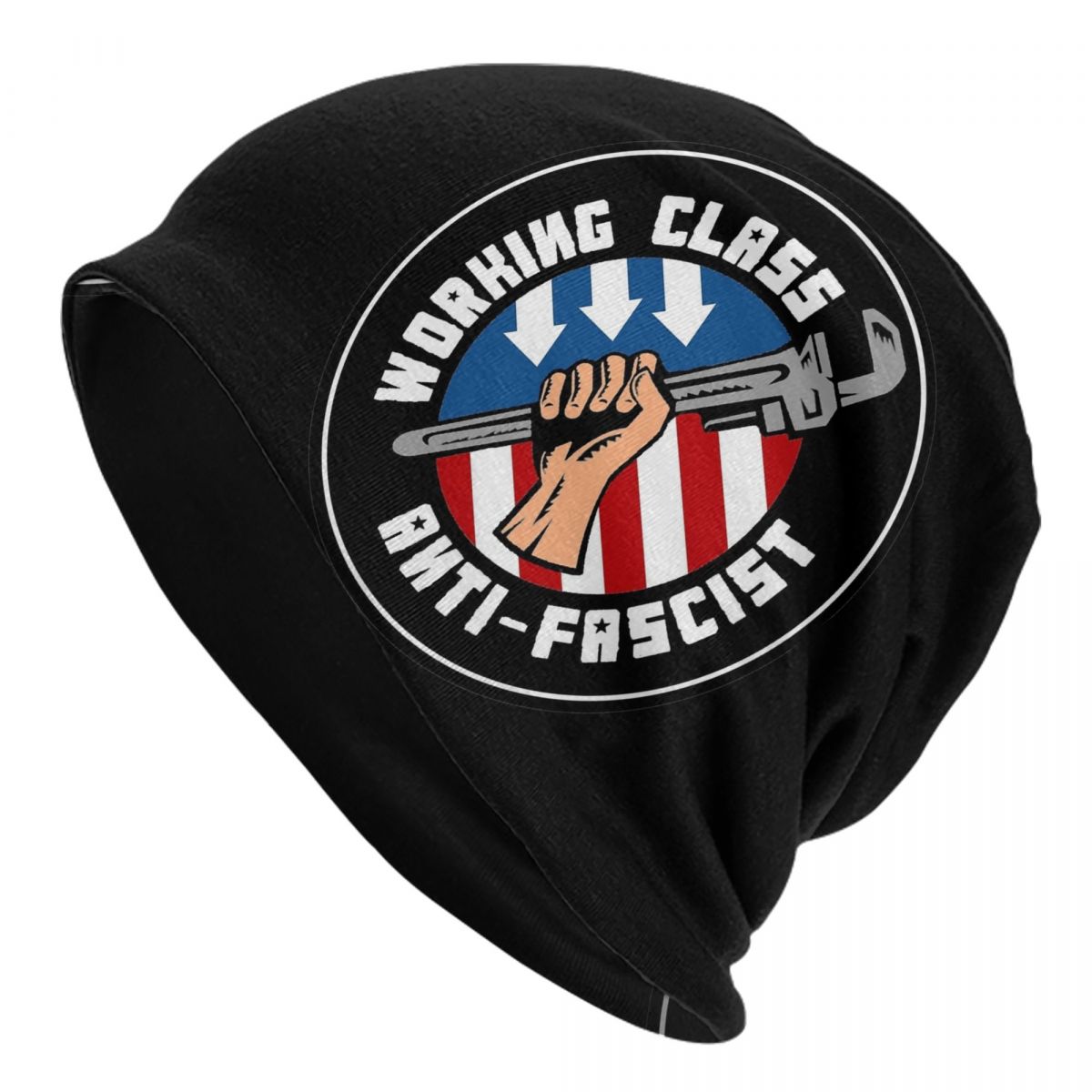 Leather Work Hat - Working Class Anti Fascist Skullies Beanies