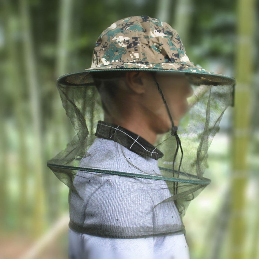 Leather Work Hat - 2Pcs Fishing Head Net Hat Extra