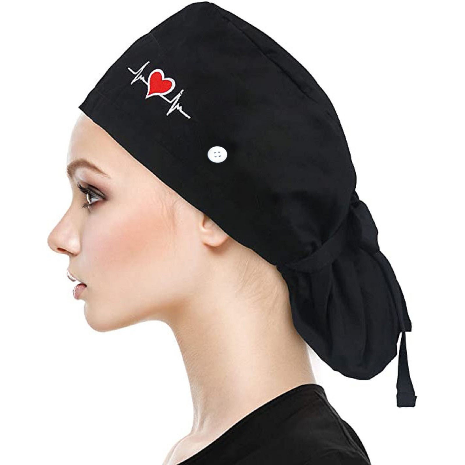Leather Work Hat - Adjustable Surgical Scrub Caps Working Cap