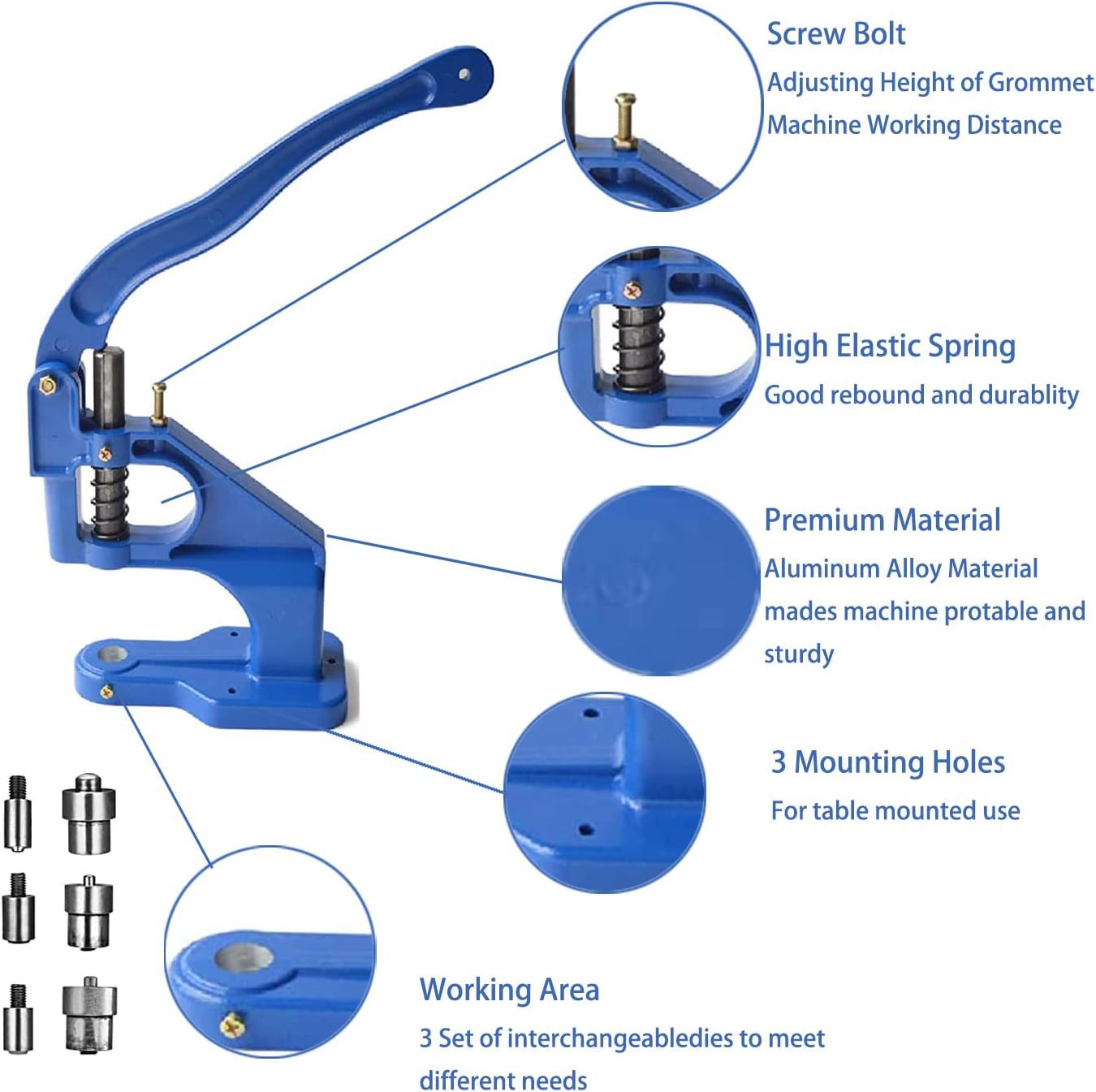 Manual Hand Press Button Punch - Leatherwork Hand Press recensie en prijs