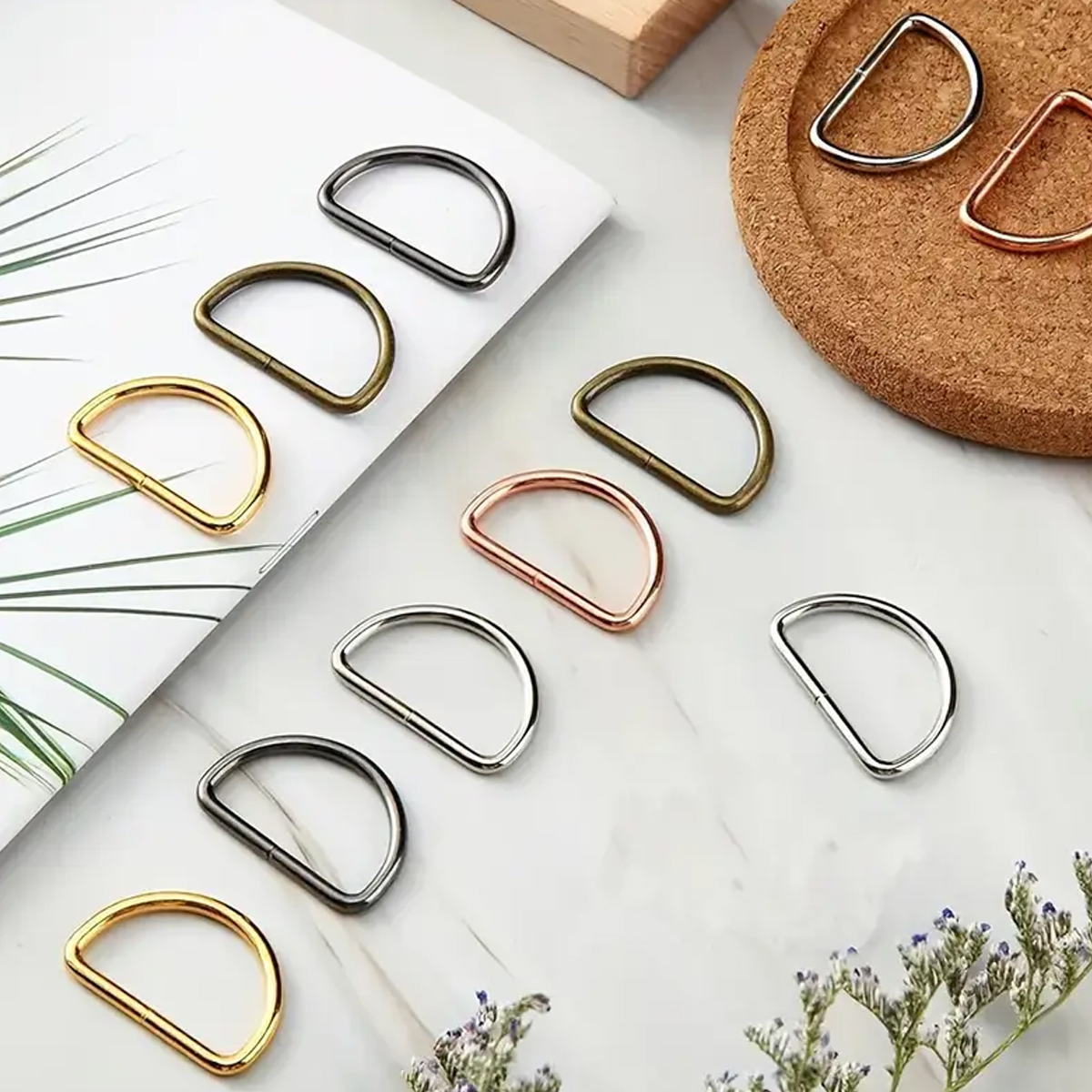 30/60/100Pcs D-ring buckle sta - Belt Buckle Blank recensie en prijs