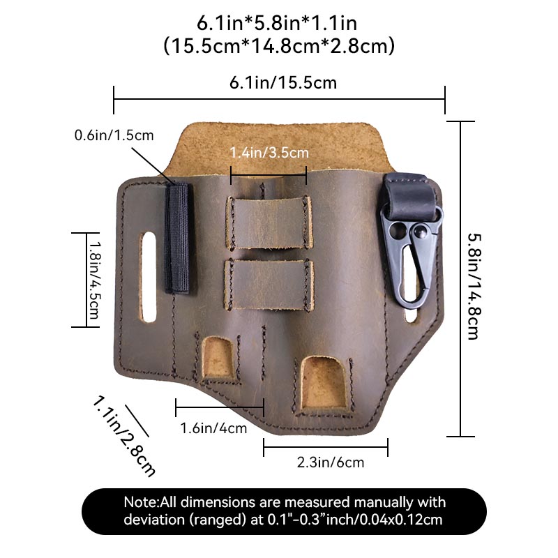 Outdoor Work Multitool Holder  - Leatherwork Knife Sheath recensie en prijs
