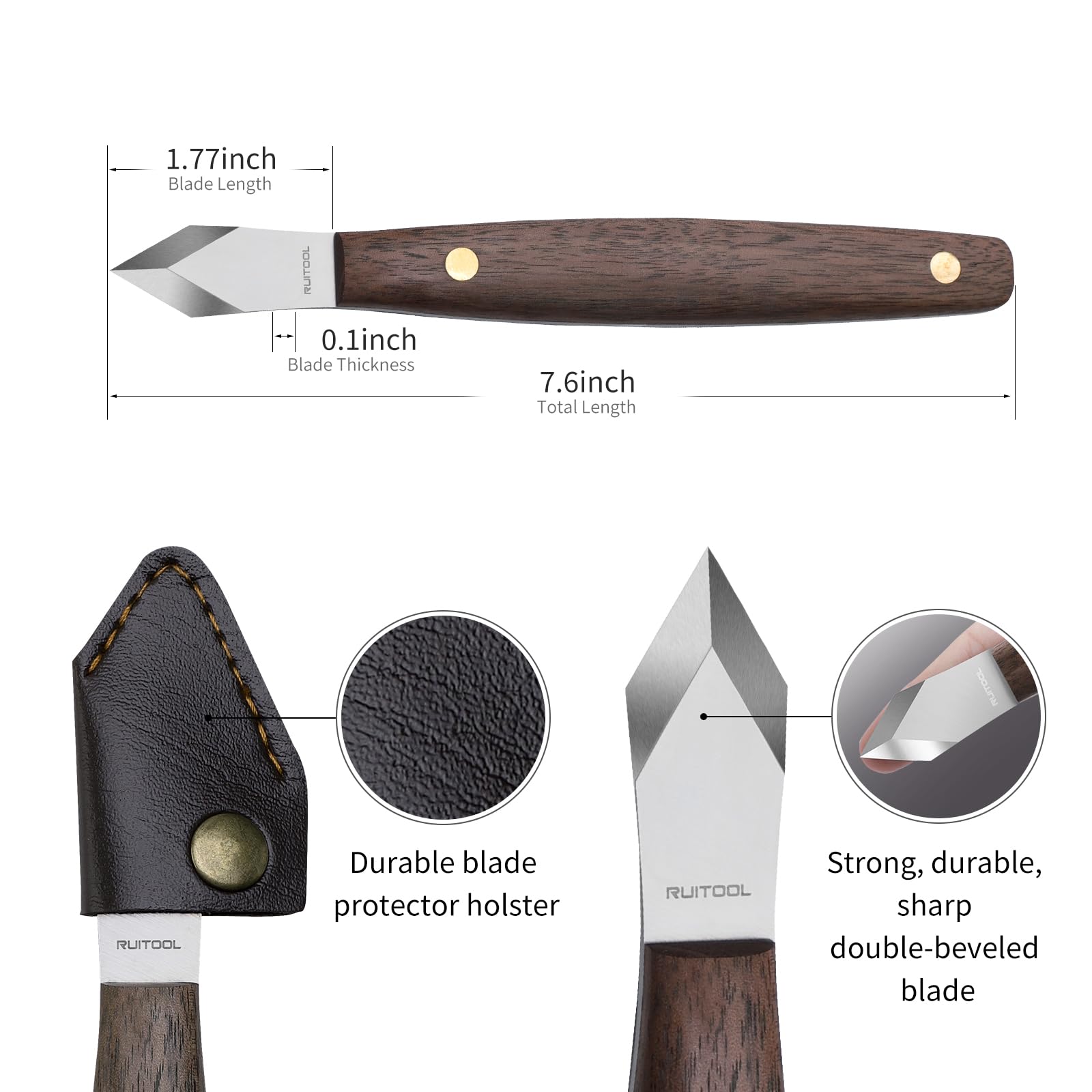 RUITOOL Marking Knife High Car - Leatherwork Knife Sheath recensie en prijs