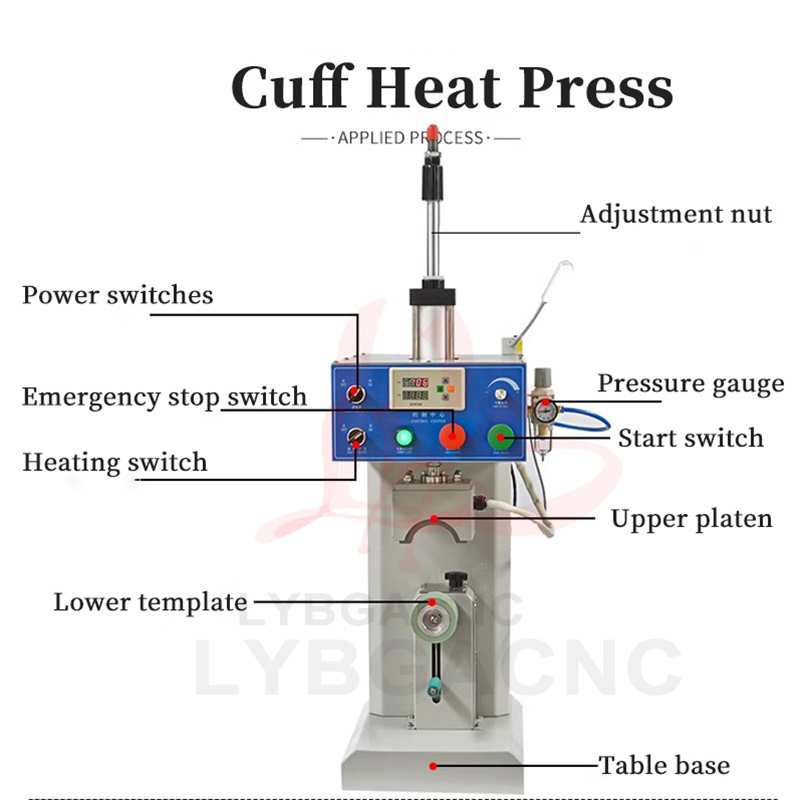 Pneumatic Automatic Heat Press - Leather Work Hat recensie en prijs