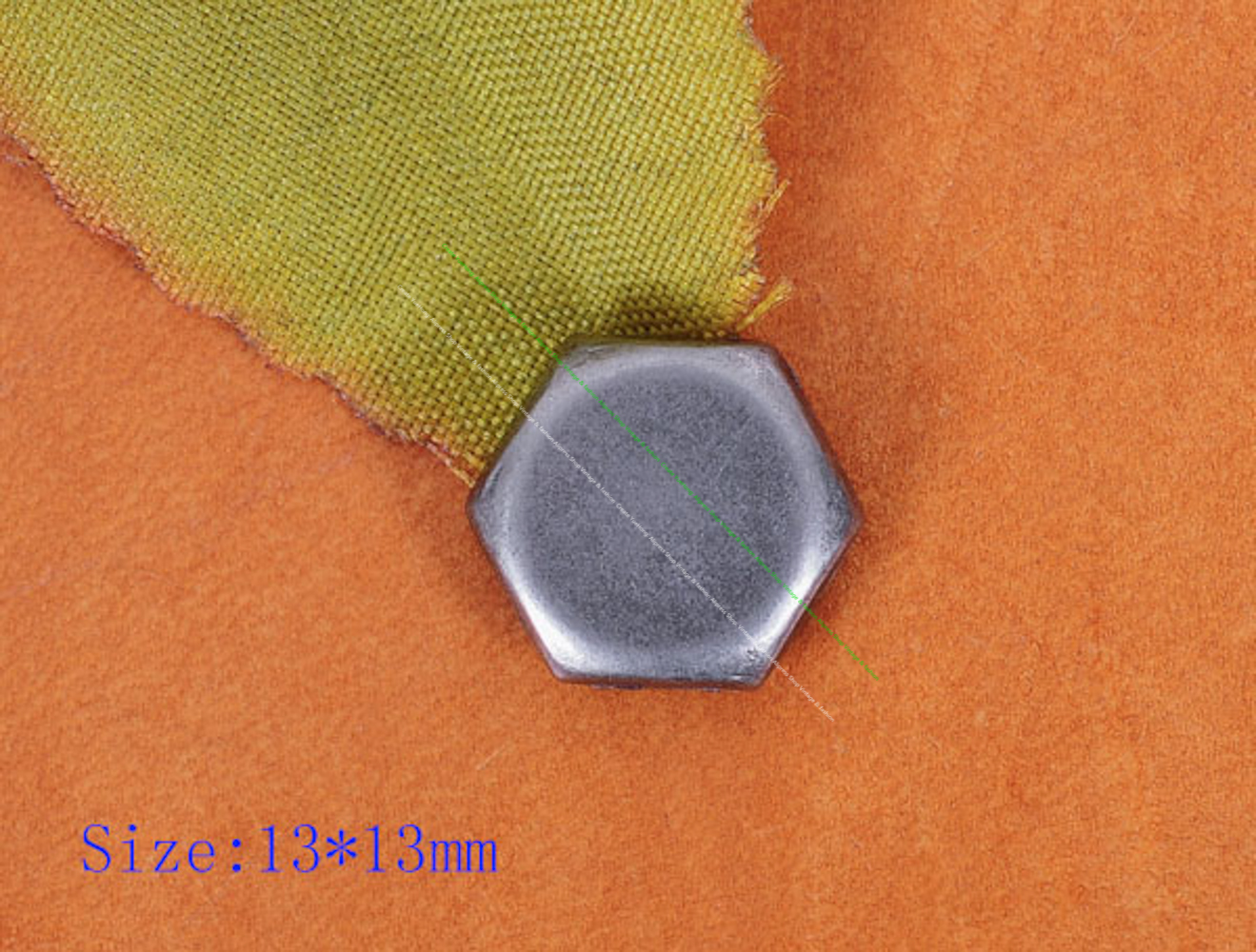 13*13mm Stream Punk Flat Hexag - Leatherwork Jewelry recensie en prijs