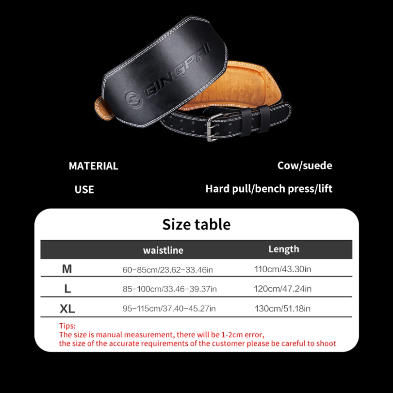 Weight Lifting Belts 15cm Widt - Leather Workout Belt recensie en prijs