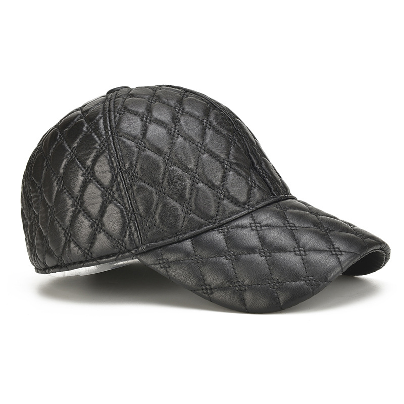Beret Caps Men Black 100% Real - Leather Work Hat recensie en prijs