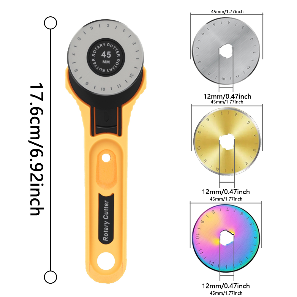 45mm Rotary Fabric Cutter Leat - Leatherwork Projects recensie en prijs