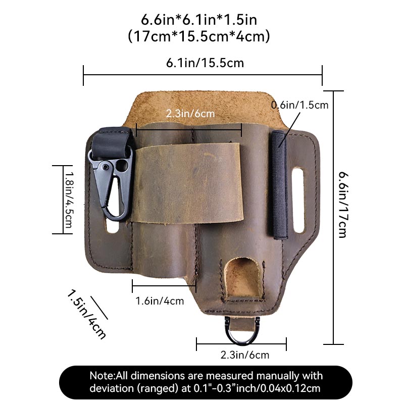 Genuine Leather Tactical Fanny - Leatherwork Knife Sheath recensie en prijs