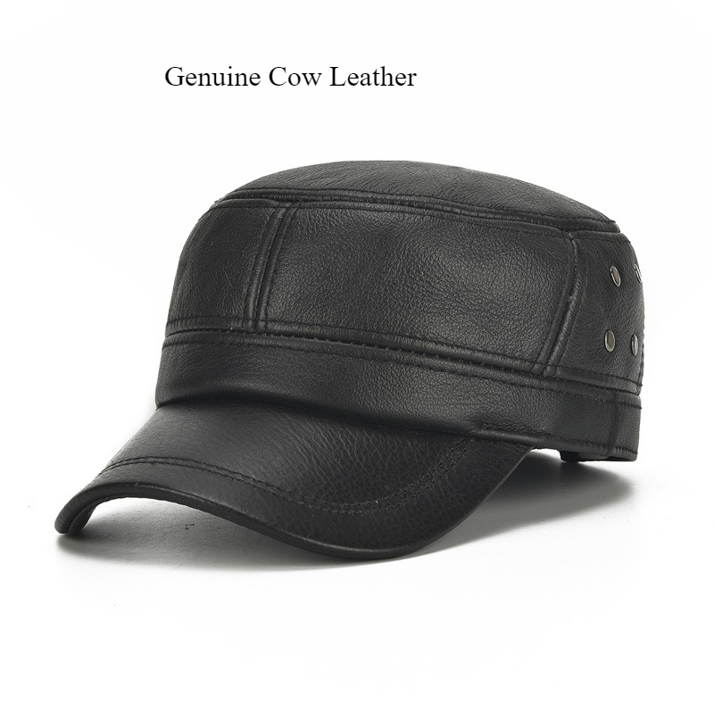 Genuine Cow Leather Beret Caps - Leather Work Hat recensie en prijs
