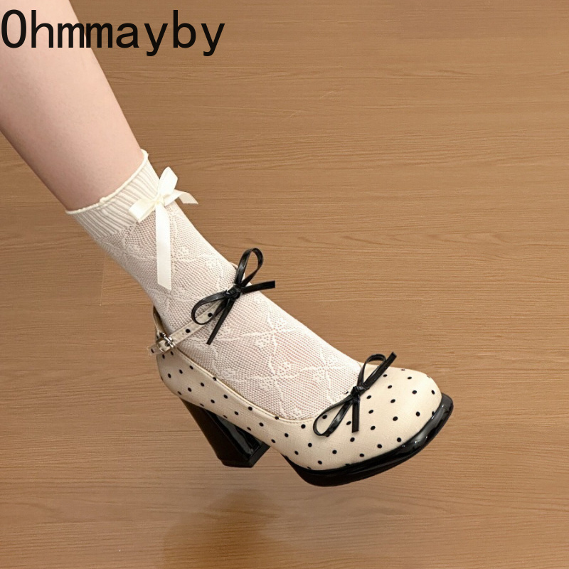 Platform Thick Heel Women Mary - Belt Buckle Blank recensie en prijs