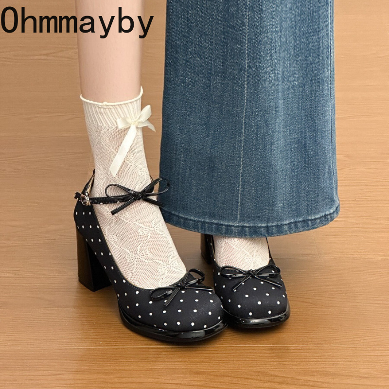 Platform Thick Heel Women Mary - Belt Buckle Blank recensie en prijs
