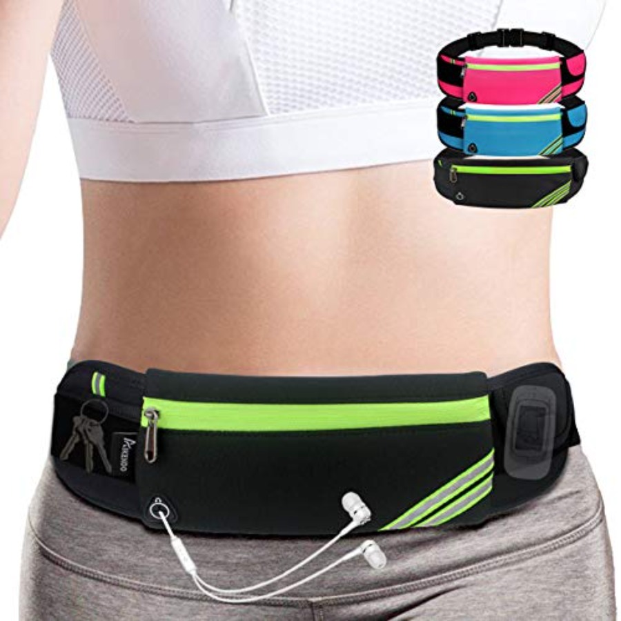 Slim Running Belt Fanny Pack,  - Leather Workout Belt recensie en prijs