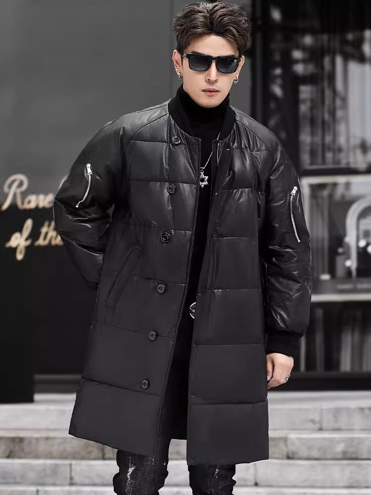 Winter New Men Hooded Long Gen - Leather Work Hat recensie en prijs