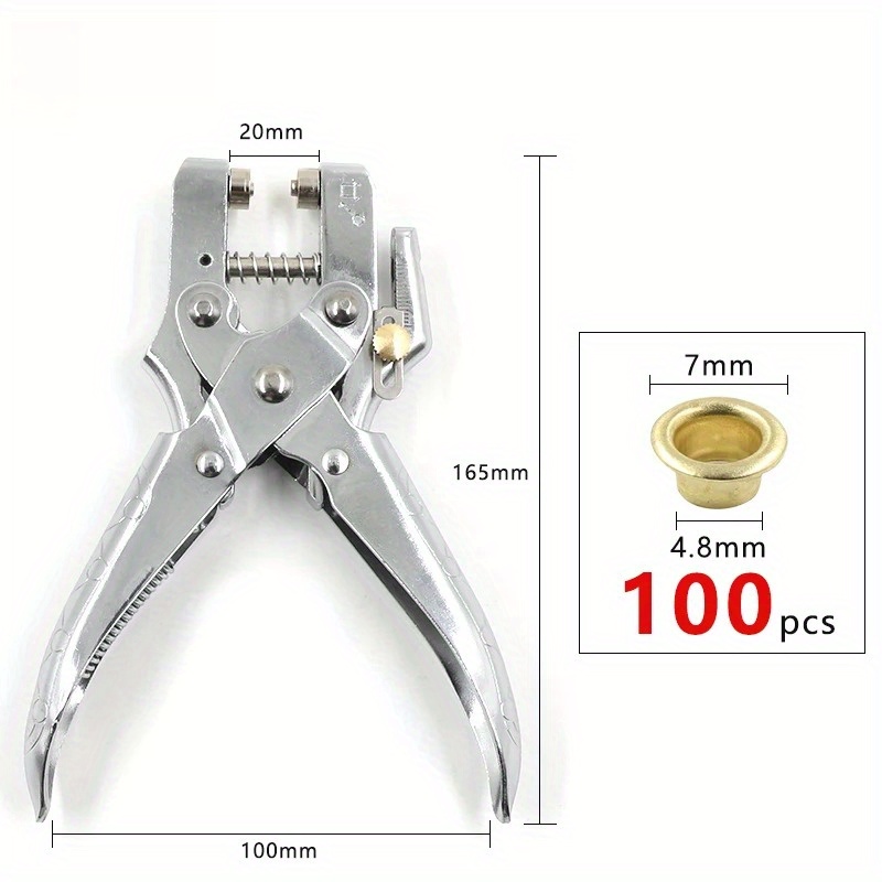 101Pcs Dual-Purpose Tool Gromm - Leatherwork Hand Press recensie en prijs