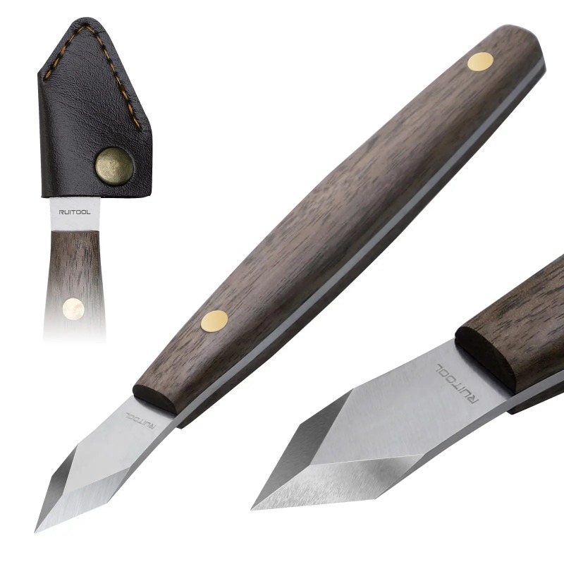 Handmade carving knife, thin e - Leatherwork Knife Sheath recensie en prijs