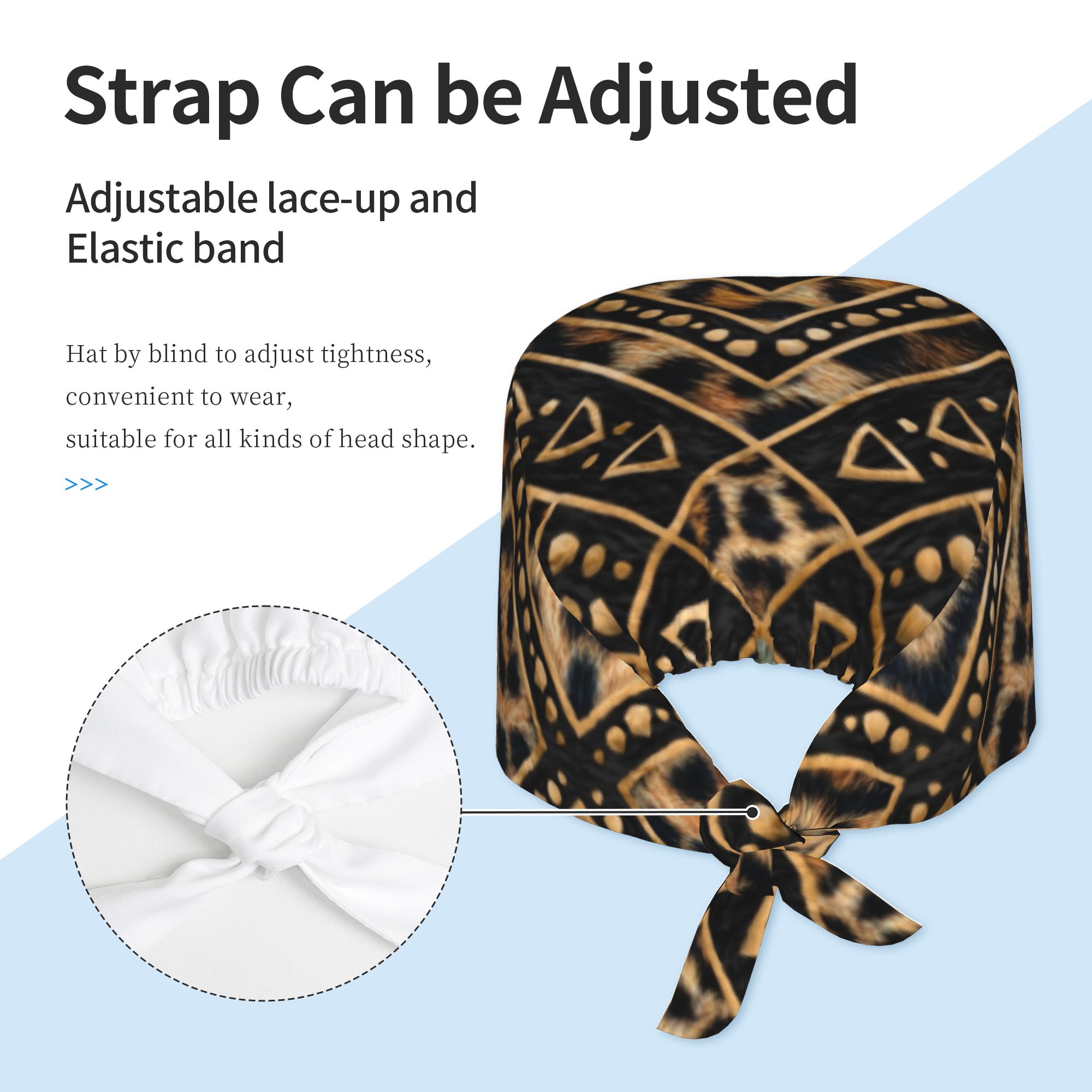 Leopard Fur  Ethnic Tribal Geo - Leather Work Hat recensie en prijs