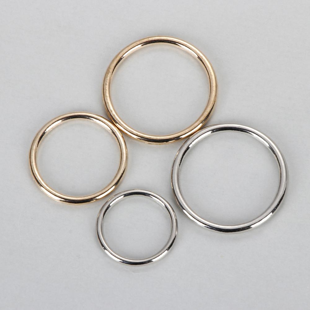 10Pcs Metal O Ring Silver Gold - Belt Buckle Blank recensie en prijs