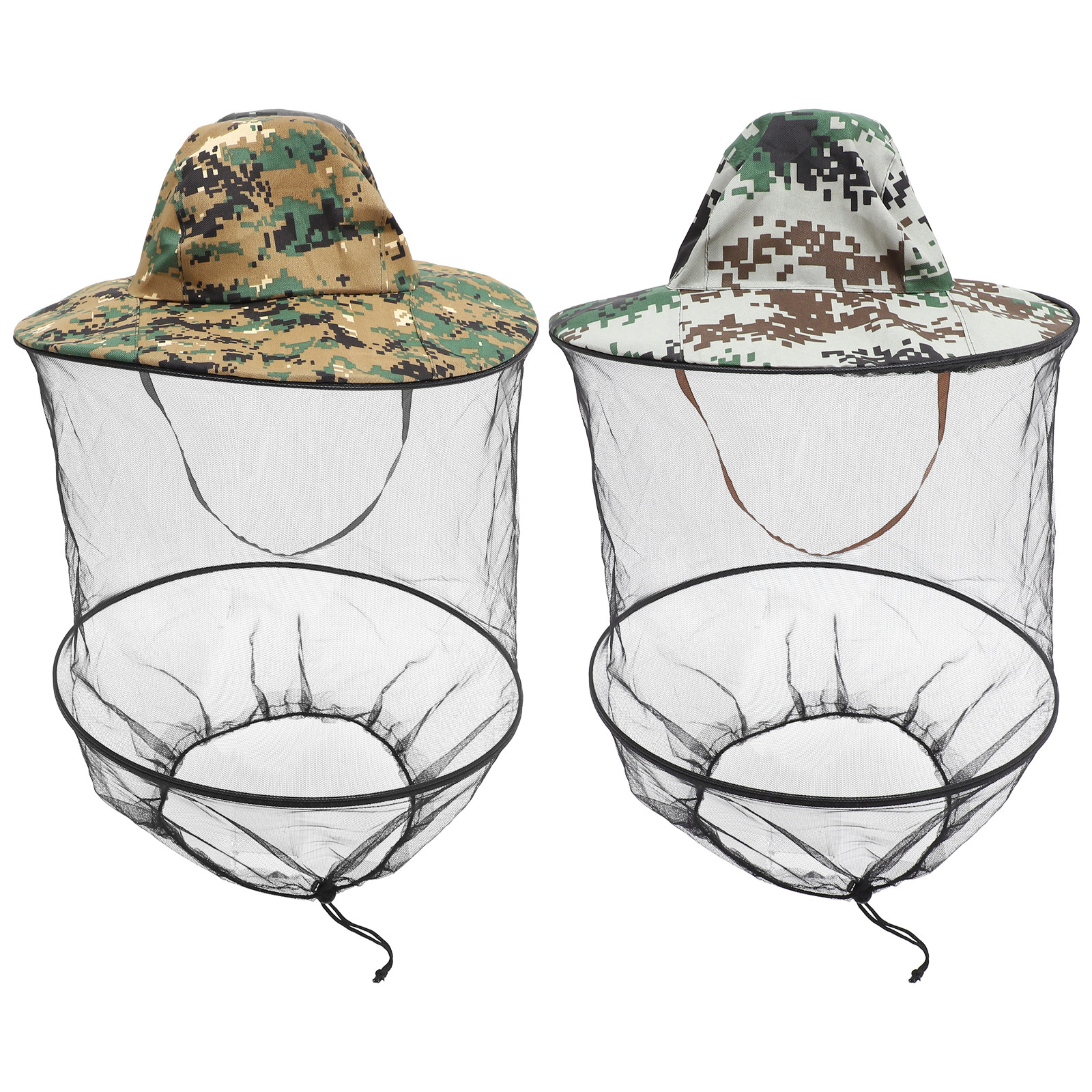 2Pcs Fishing Head Net Hat Extr - Leather Work Hat recensie en prijs