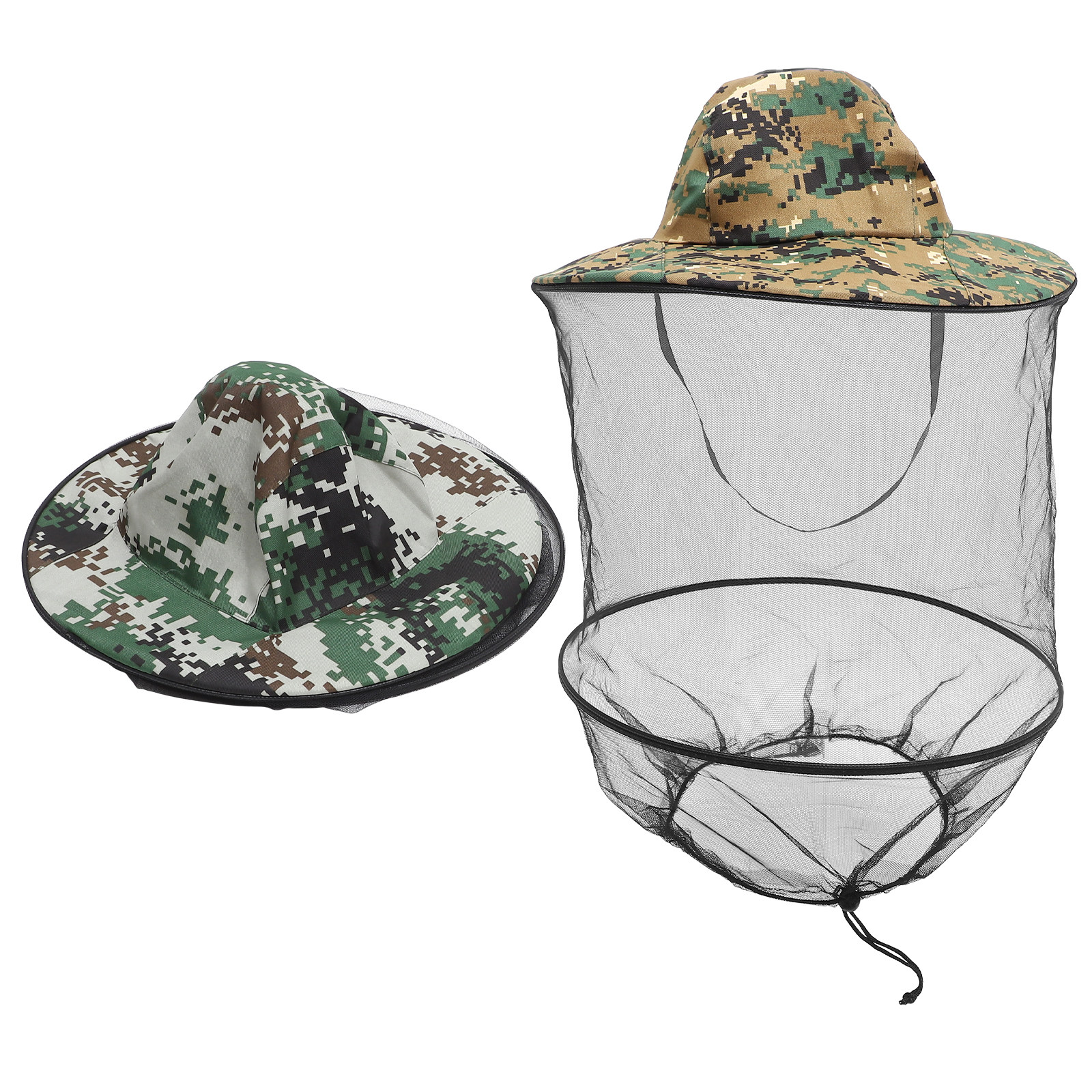 2Pcs Fishing Head Net Hat Extr - Leather Work Hat recensie en prijs