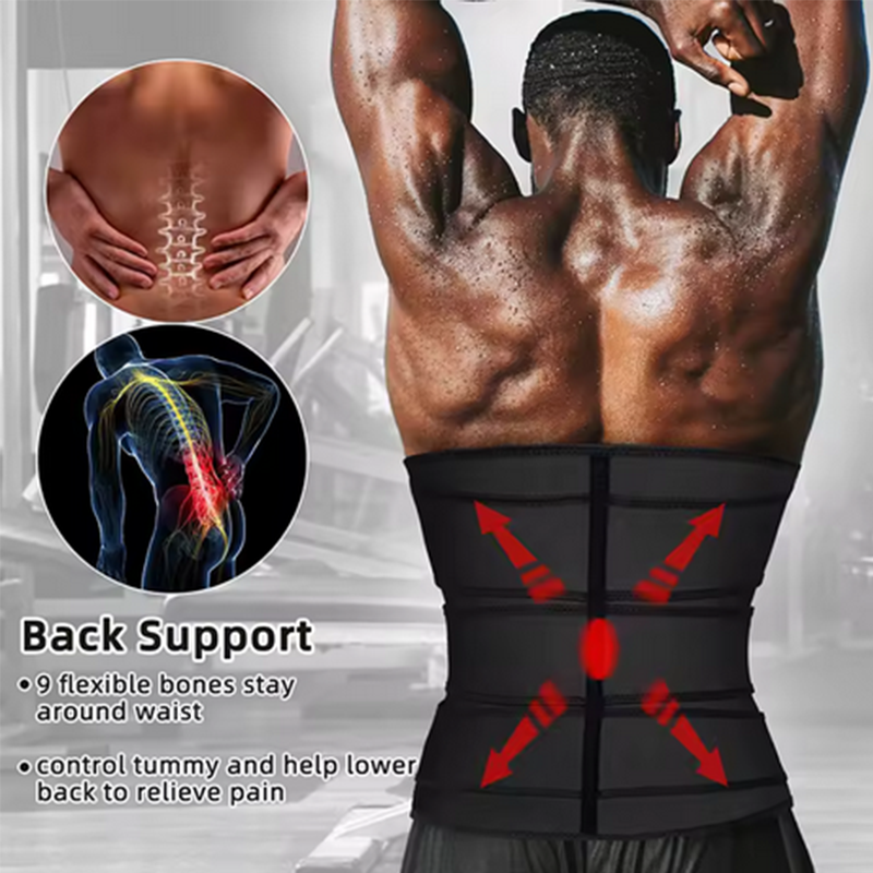 Men's Slimming Belt Waist Trai - Leather Workout Belt recensie en prijs