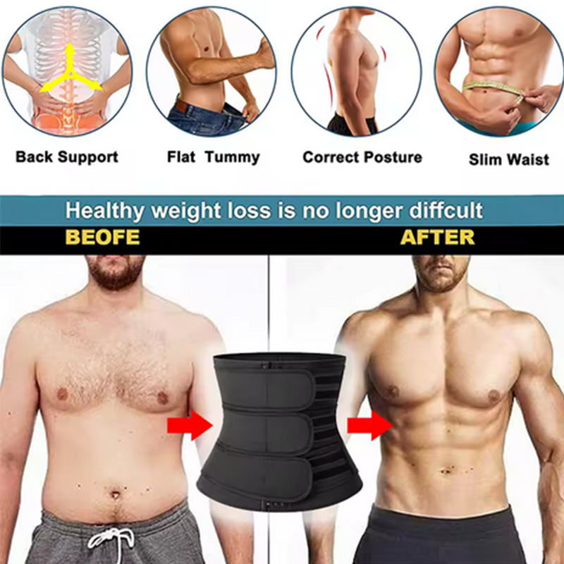 Men's Slimming Belt Waist Trai - Leather Workout Belt recensie en prijs
