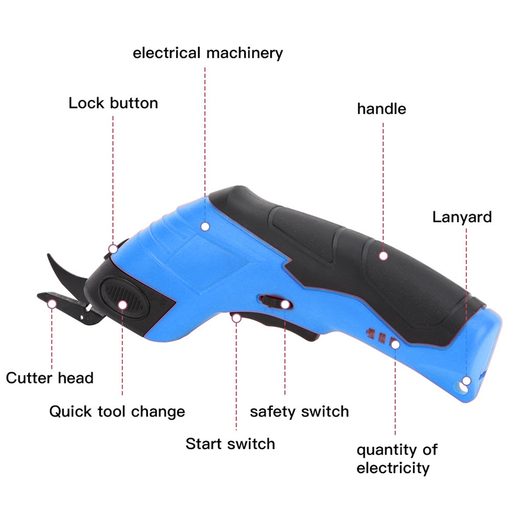 3.6V Electric Scissors Fabric  - Leatherwork Projects recensie en prijs