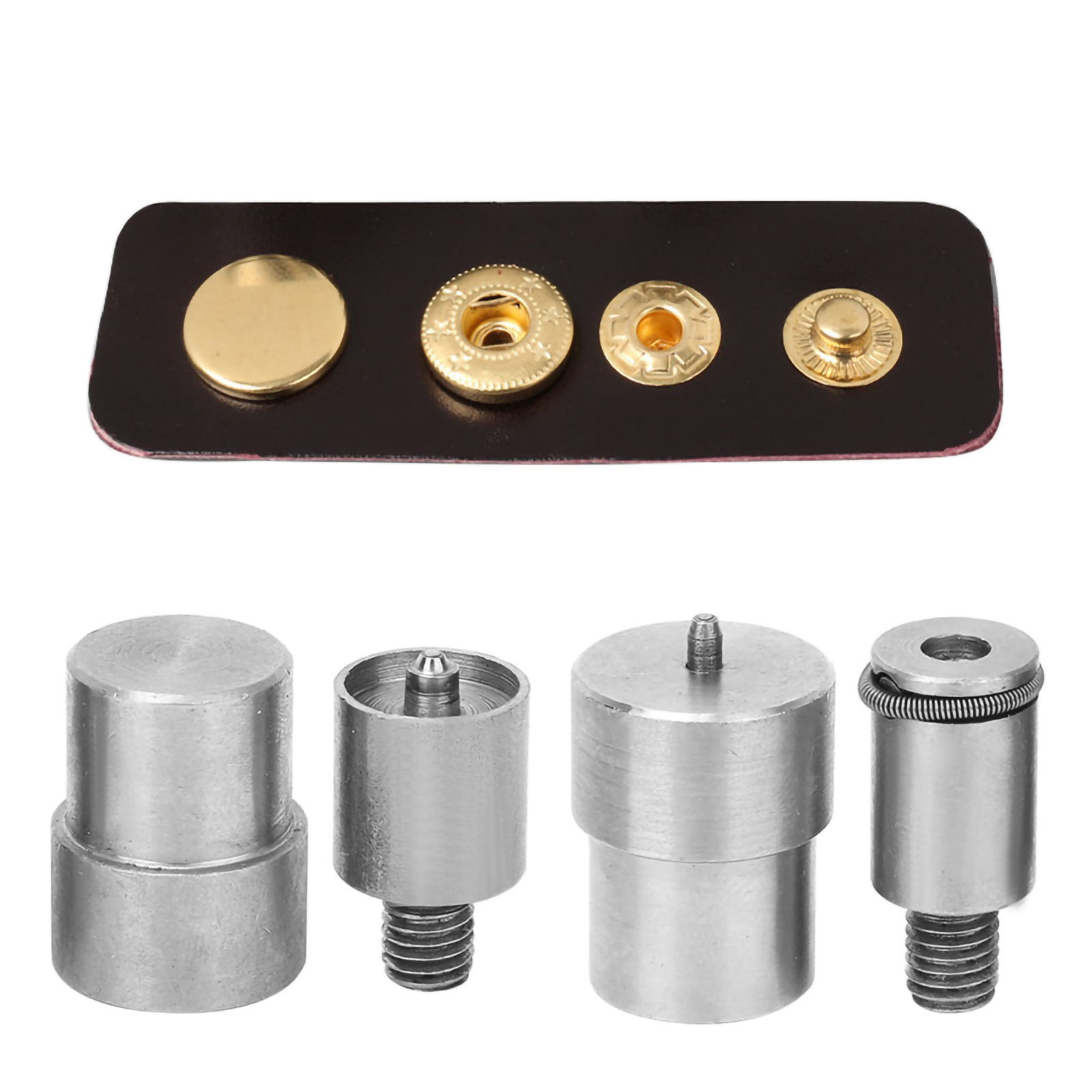 4Pcs Stainless Steel Snap Butt - Leatherwork Hand Press recensie en prijs