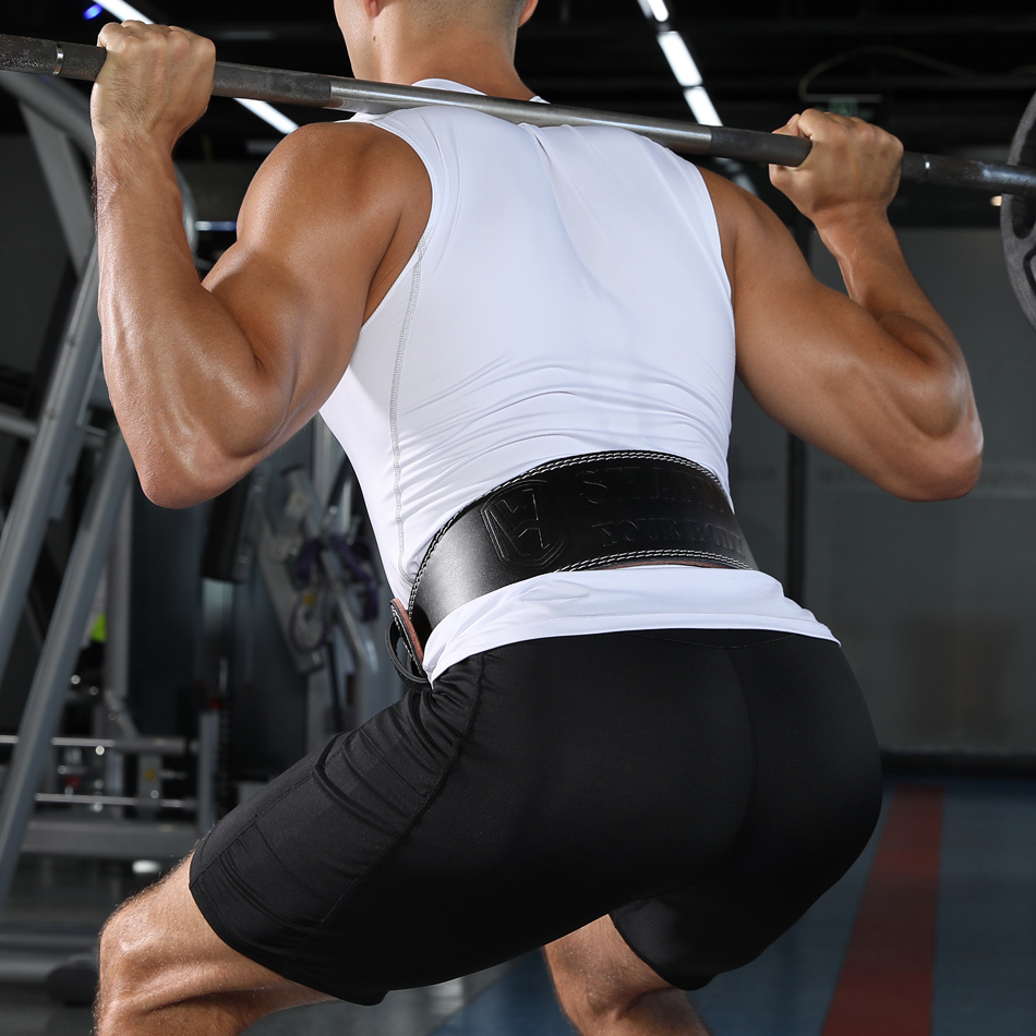 WOSWEIR-Men's Cow Leather Wais - Leather Workout Belt recensie en prijs