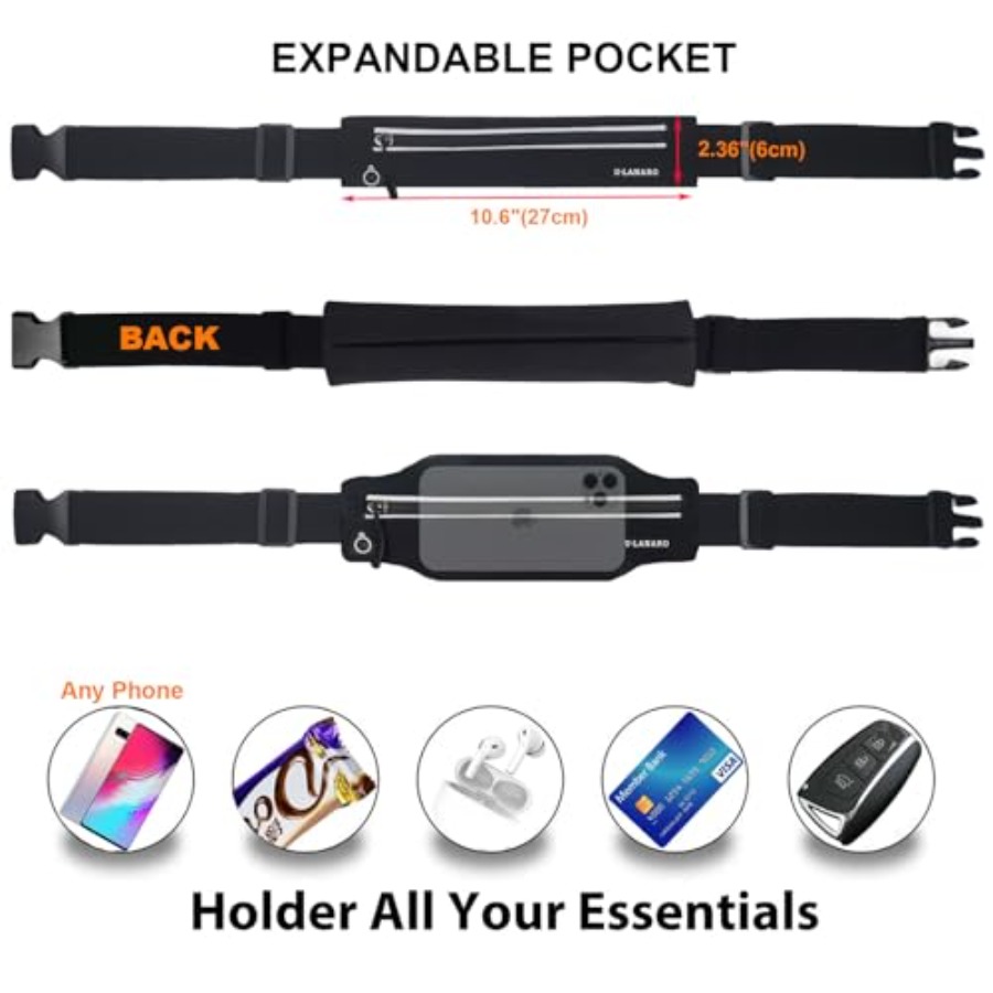 Slim Running Belt Fanny Pack f - Leather Workout Belt recensie en prijs