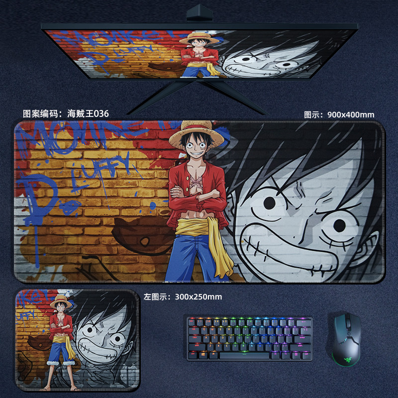 Anime ONE PIECE Leather Mouse  - Leatherwork Desk recensie en prijs