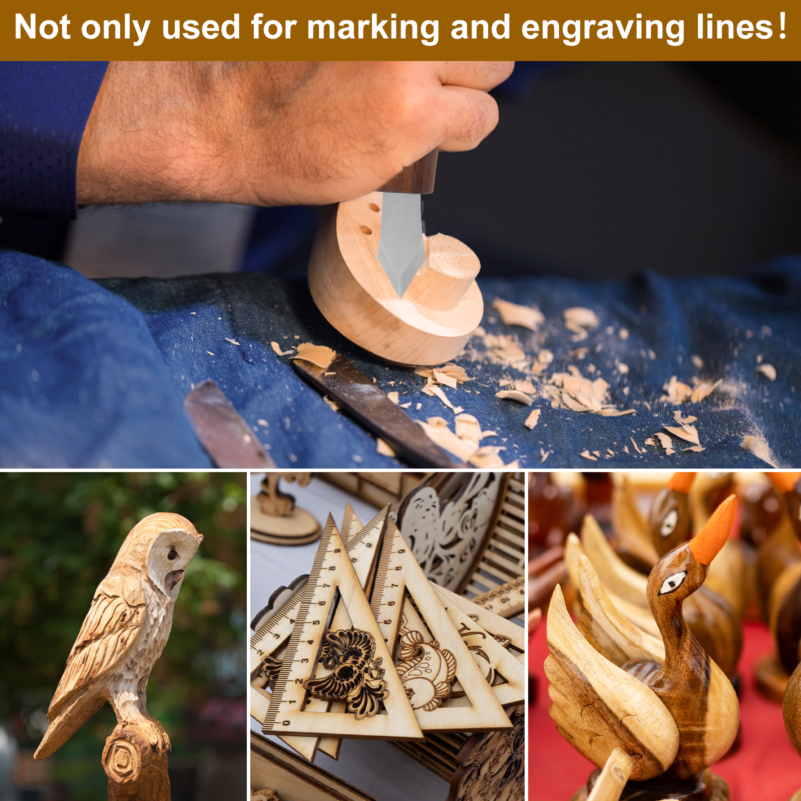 Marking Knife Steel Blade Doub - Leatherwork Knife Sheath recensie en prijs