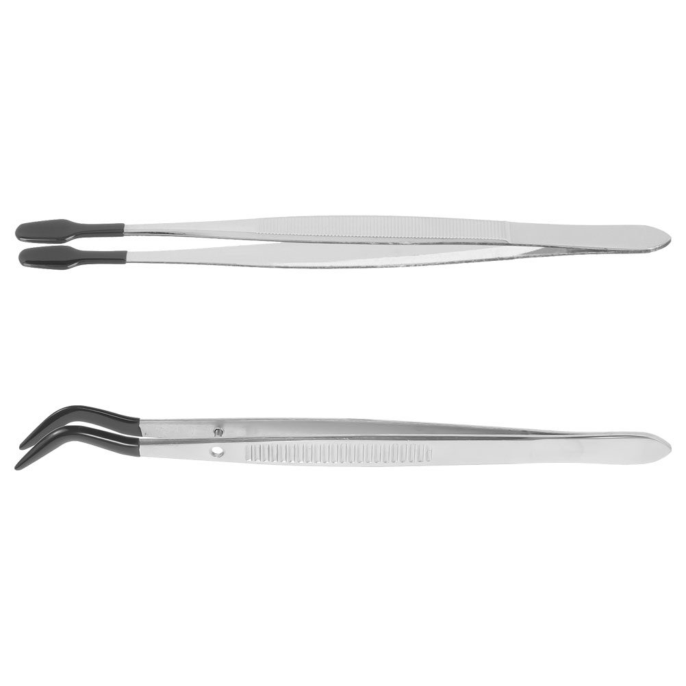 2Pcs Craft Tweezers Stainless  - Leatherwork Jewelry recensie en prijs